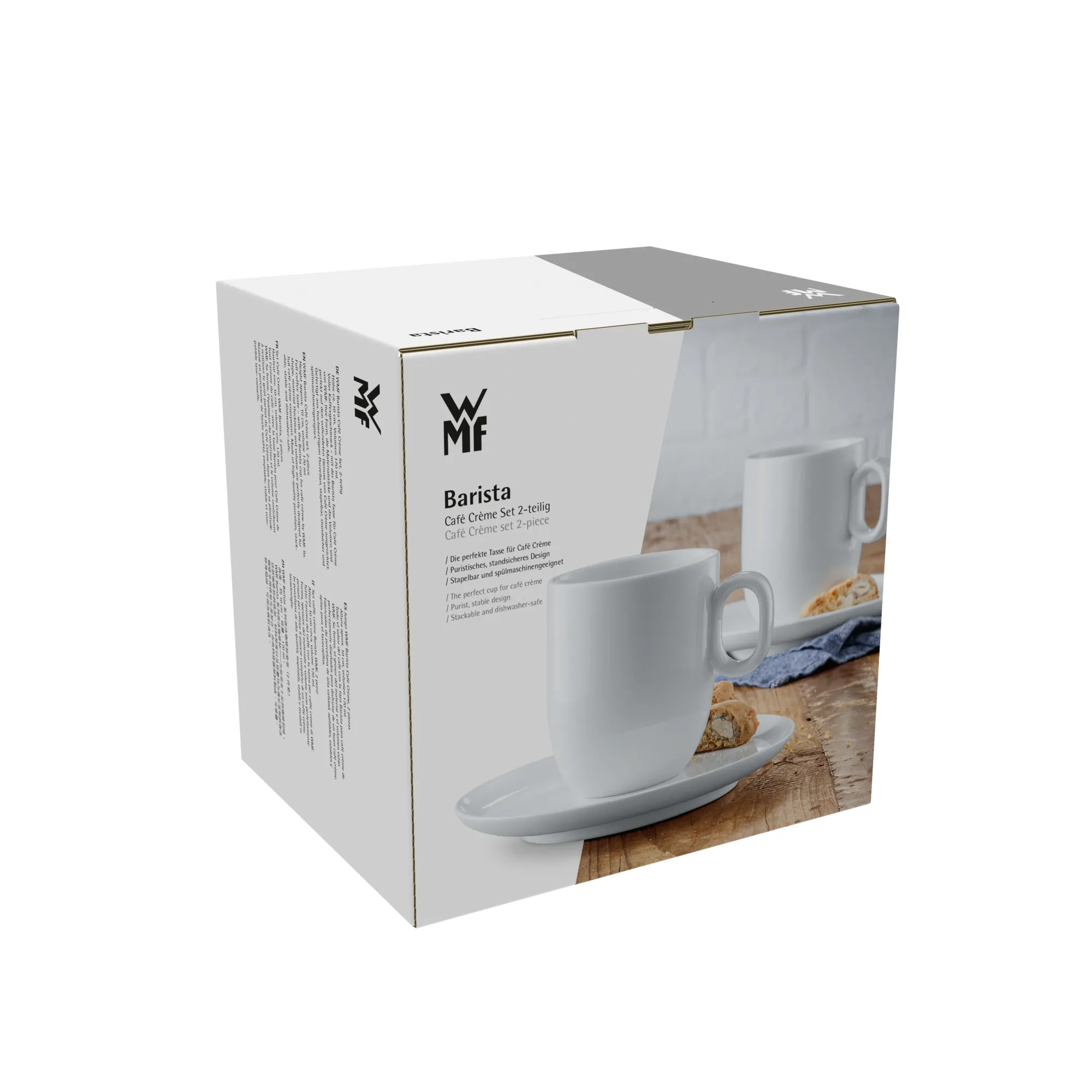 WMF Barista Café Crème-Set, 4-teilig| Tassen|Geschirr-Sets