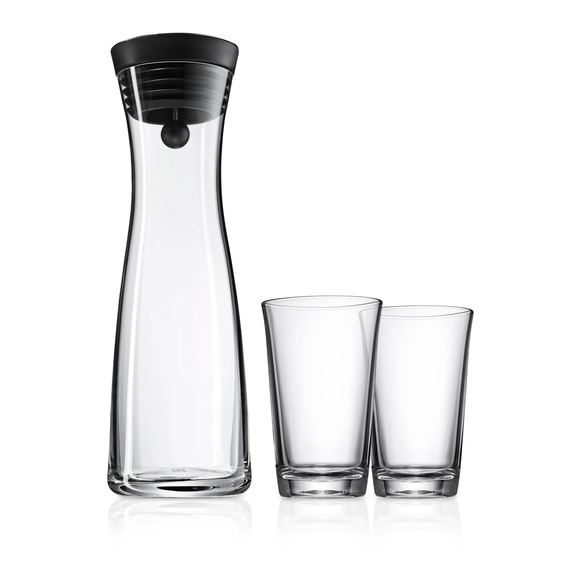 WMF Basic Set Wasserkaraffe mit 2 Gläsern| Wassergläser|Karaffen & Dekanter