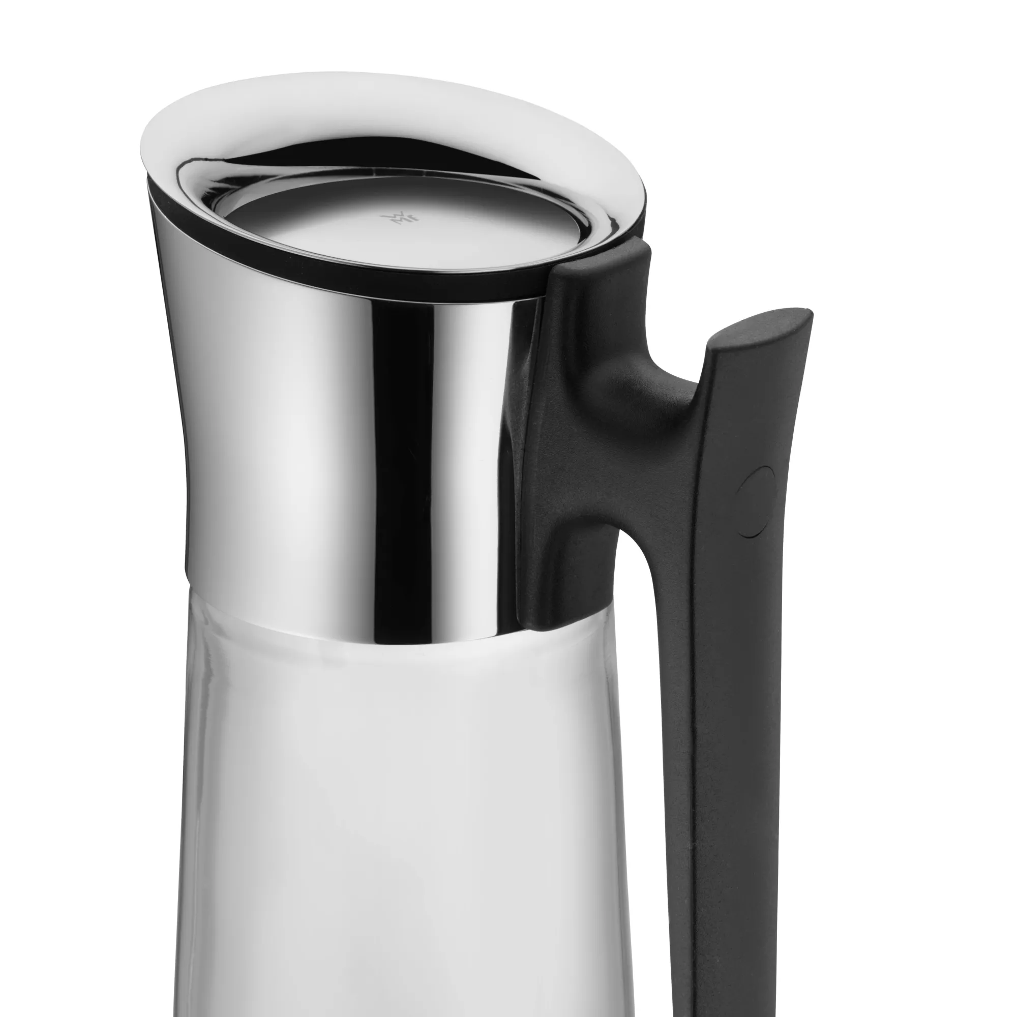 WMF Basic Wasserkaraffe mit Griff, 1,5 l, Schwarz| Karaffen & Dekanter