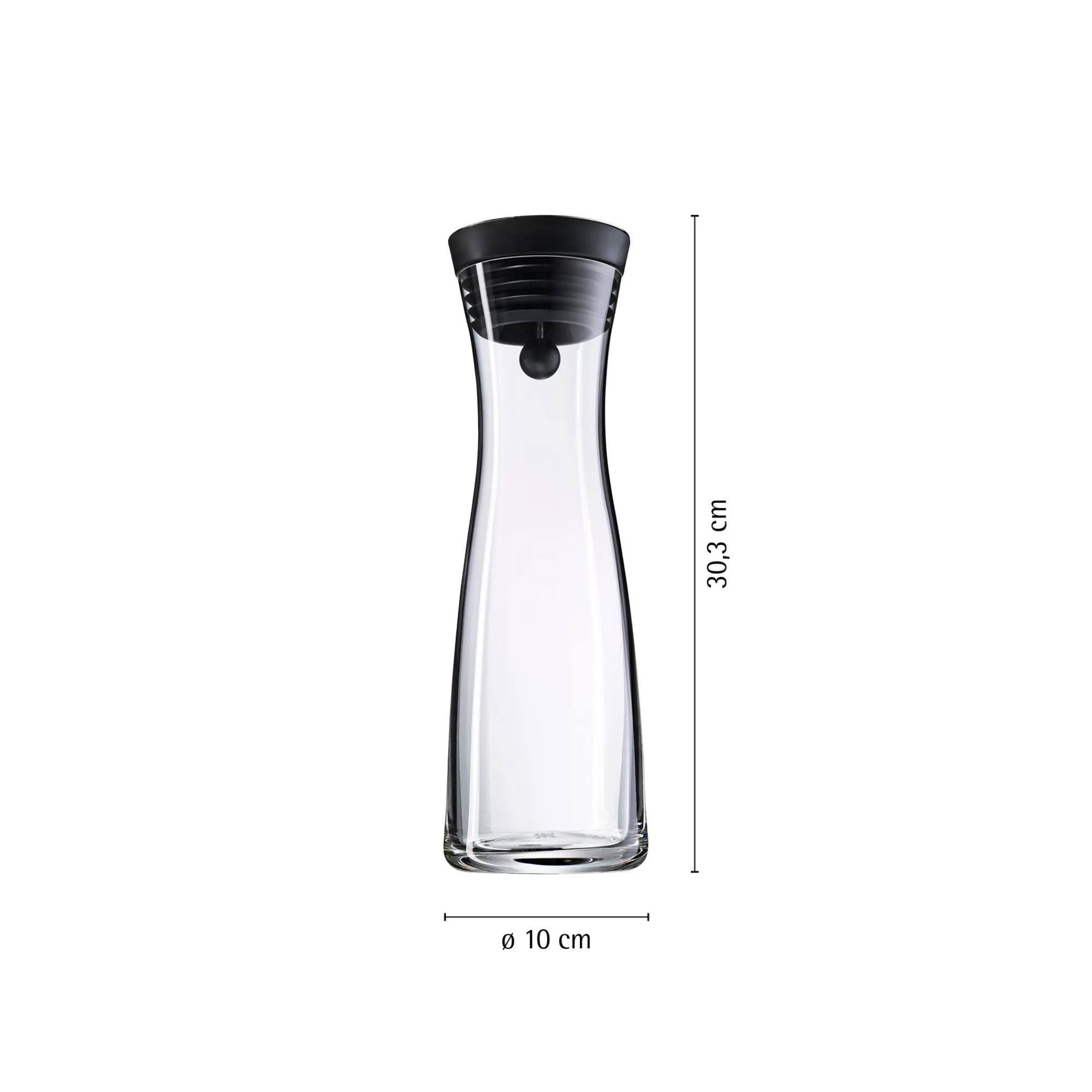 WMF Basic Wasserkaraffe mit Reinigungsbürste| Karaffen & Dekanter