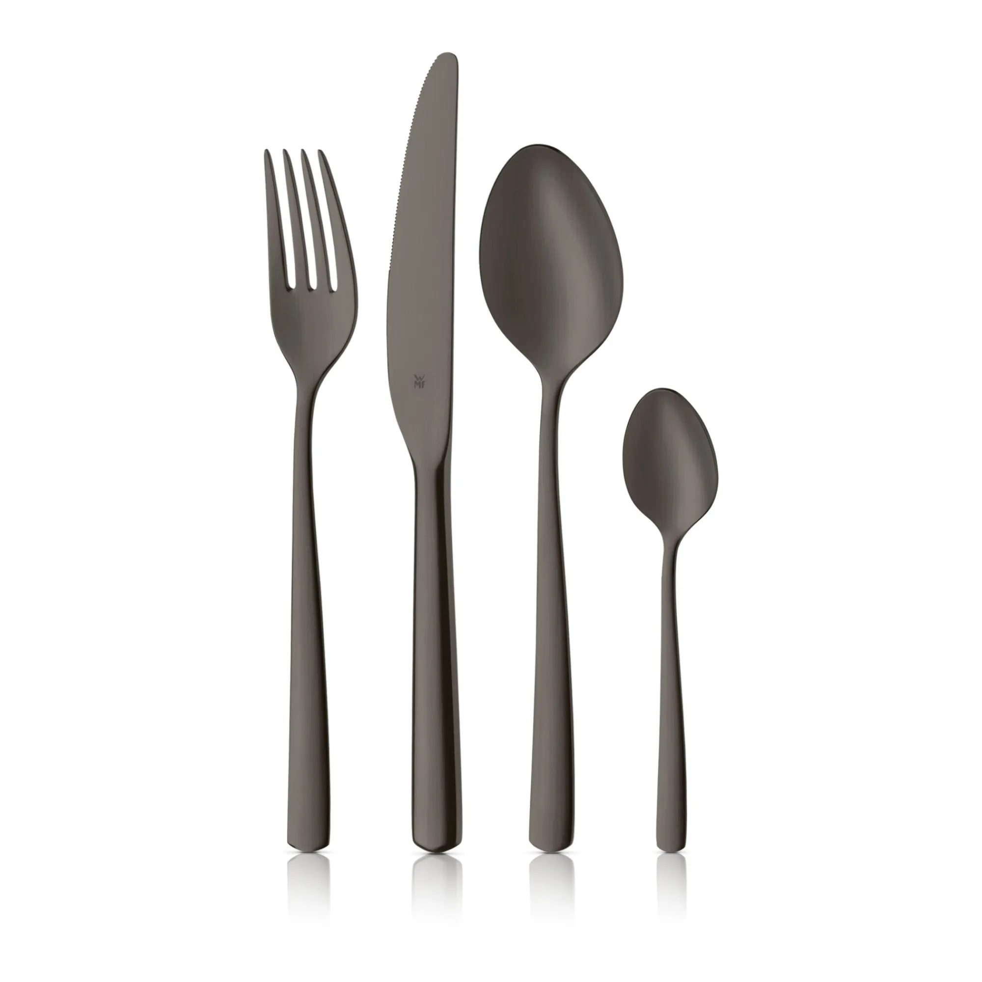 WMF Boston Besteck-Set, Dark Passion, 24-teilig, Cromargan®| Besteck-Sets