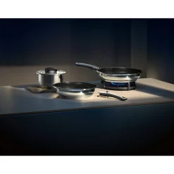 WMF Click&Serve Pfannen Vorteils-Set*, 3-teilig| Induktionspfannen|Pfannen-Sets