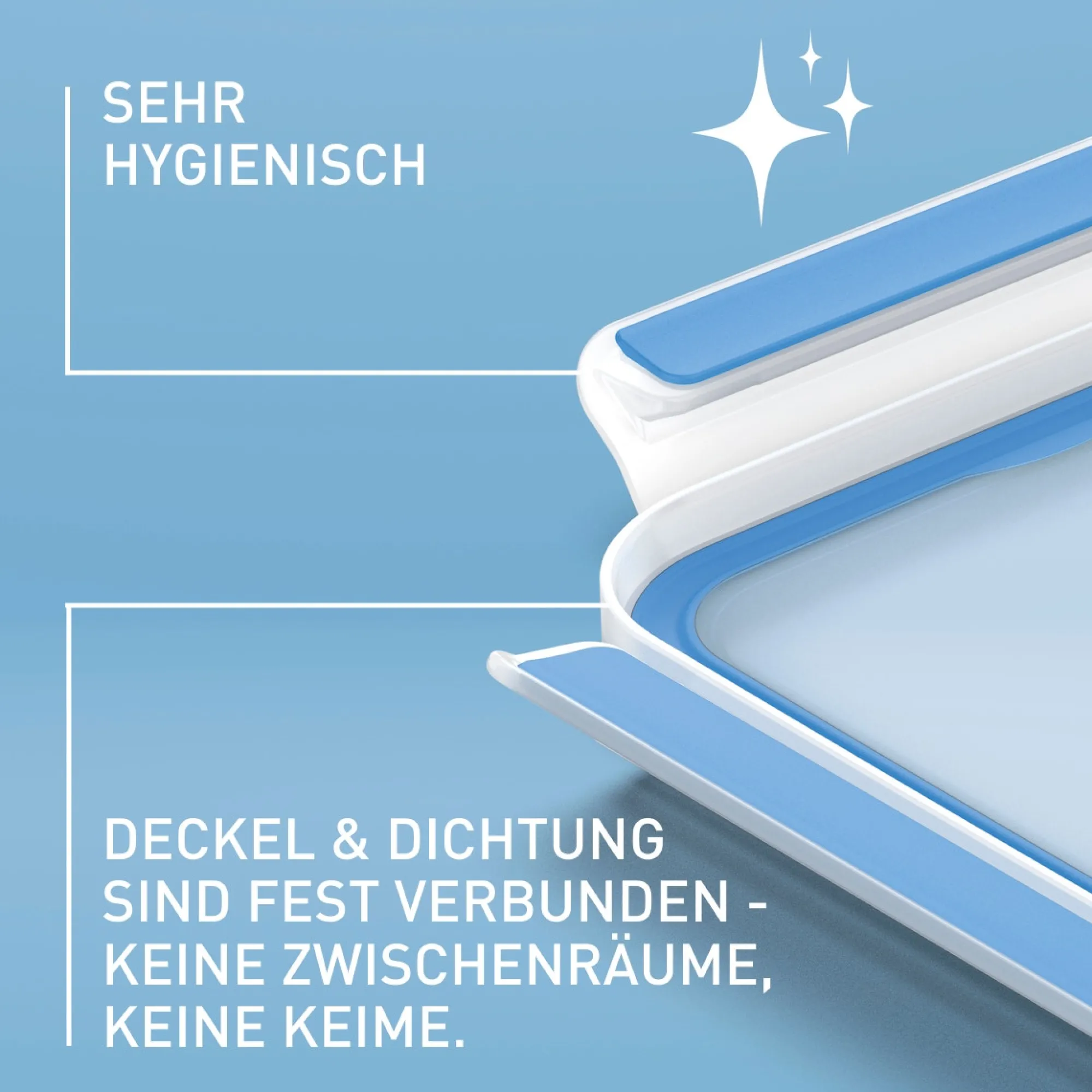 WMF CLIP & CLOSE Eiswürfelbox, 5145| Vorratsdosen