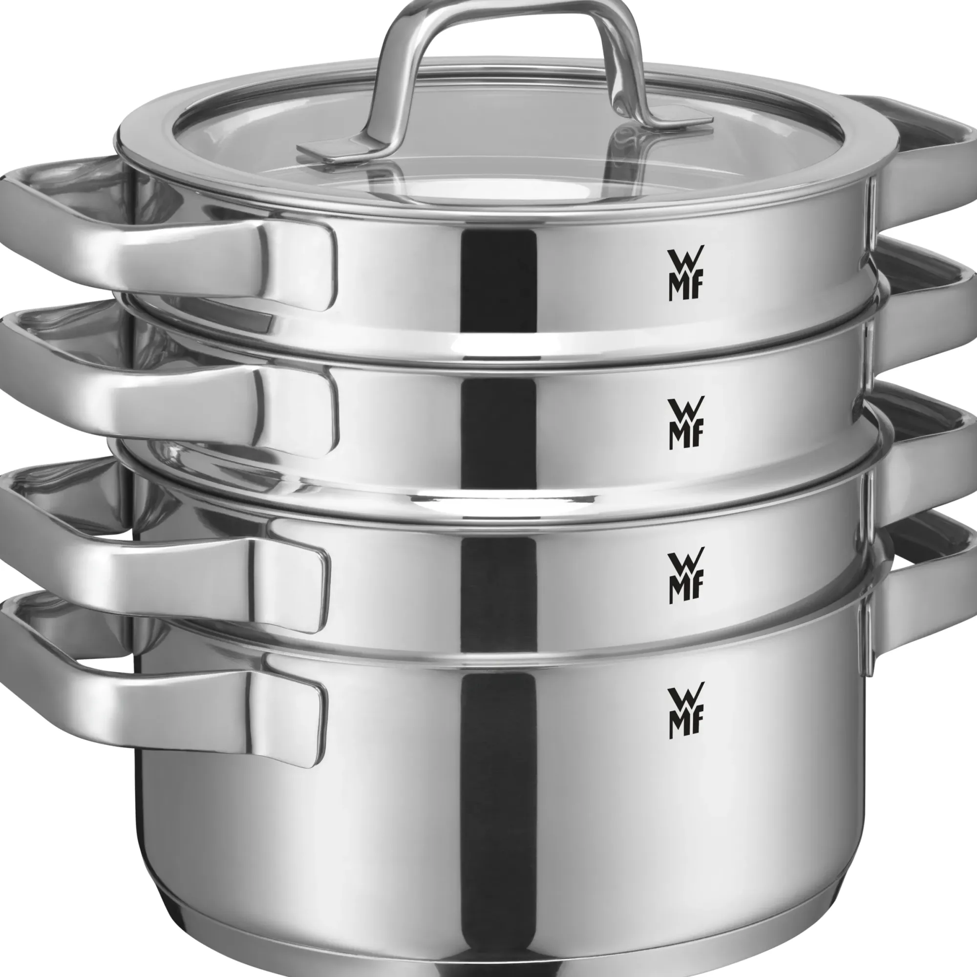 WMF Compact Cuisine Kochgeschirr-Set, 4-teilig| Topfsets