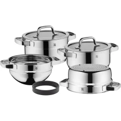 WMF Compact Cuisine Kochgeschirr-Set, 4-teilig| Topfsets