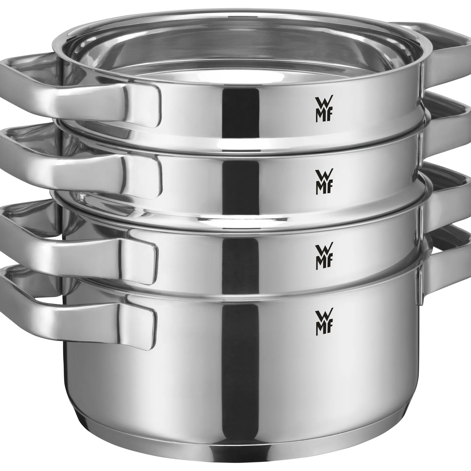 WMF Compact Cuisine Kochgeschirr-Set, 4-teilig| Topfsets