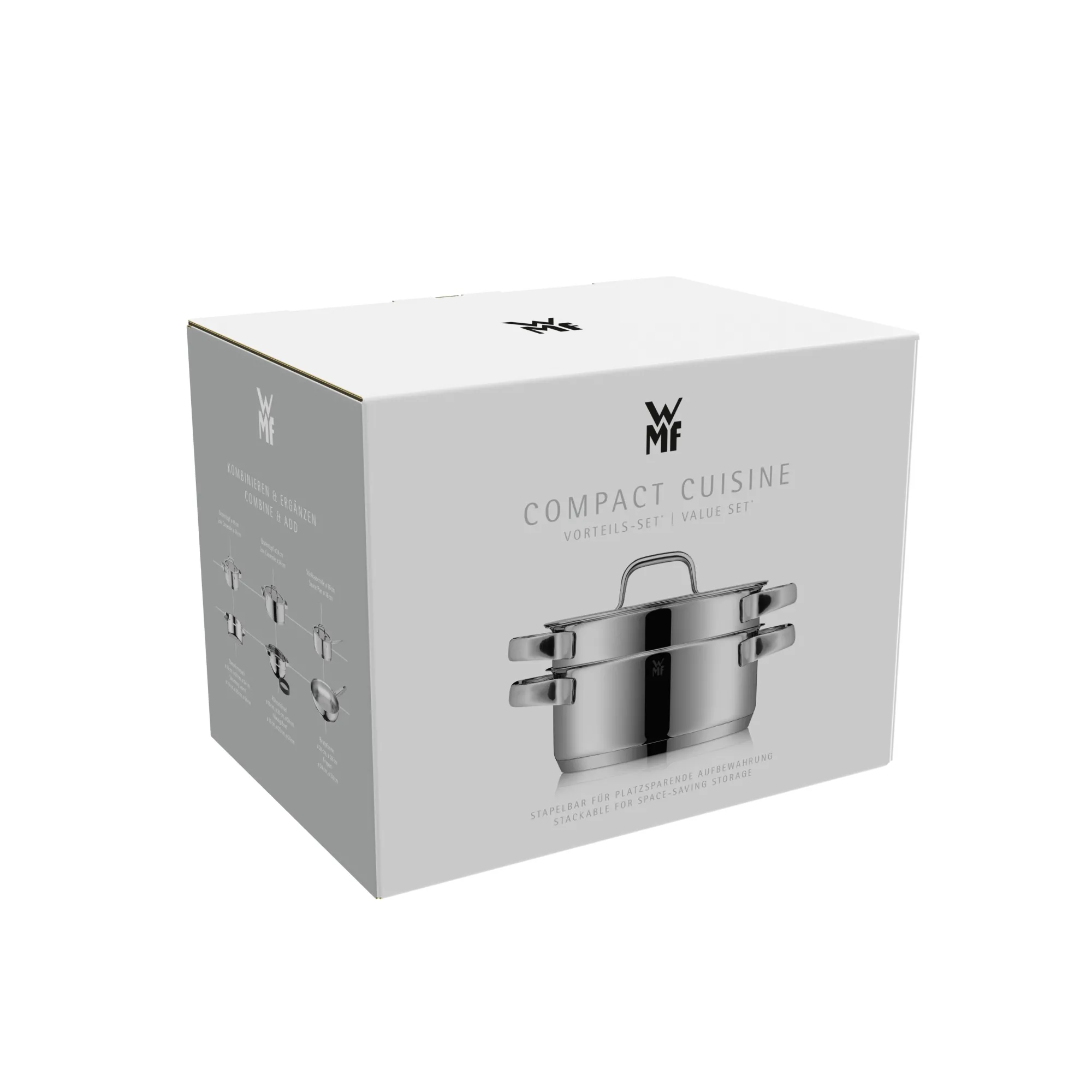 WMF Compact Cuisine Kochgeschirr-Set, 4-teilig| Topfsets
