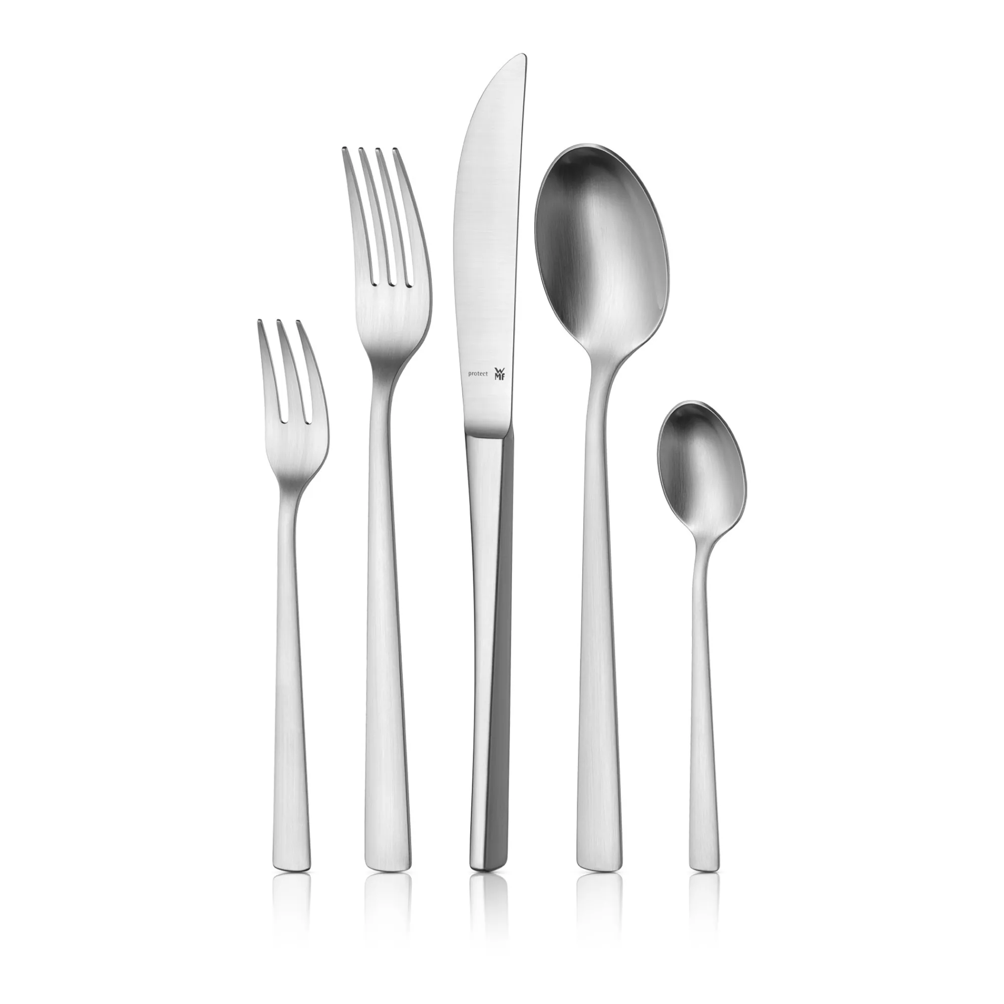 WMF Corvo Besteck-Set, 66-teilig, Cromargan protect®| Besteck-Sets