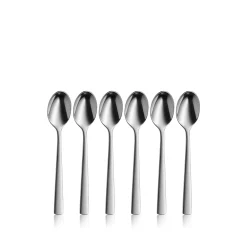 WMF Corvo Espressolöffel-Set, 6 Stück, Cromargan protect®| Löffel