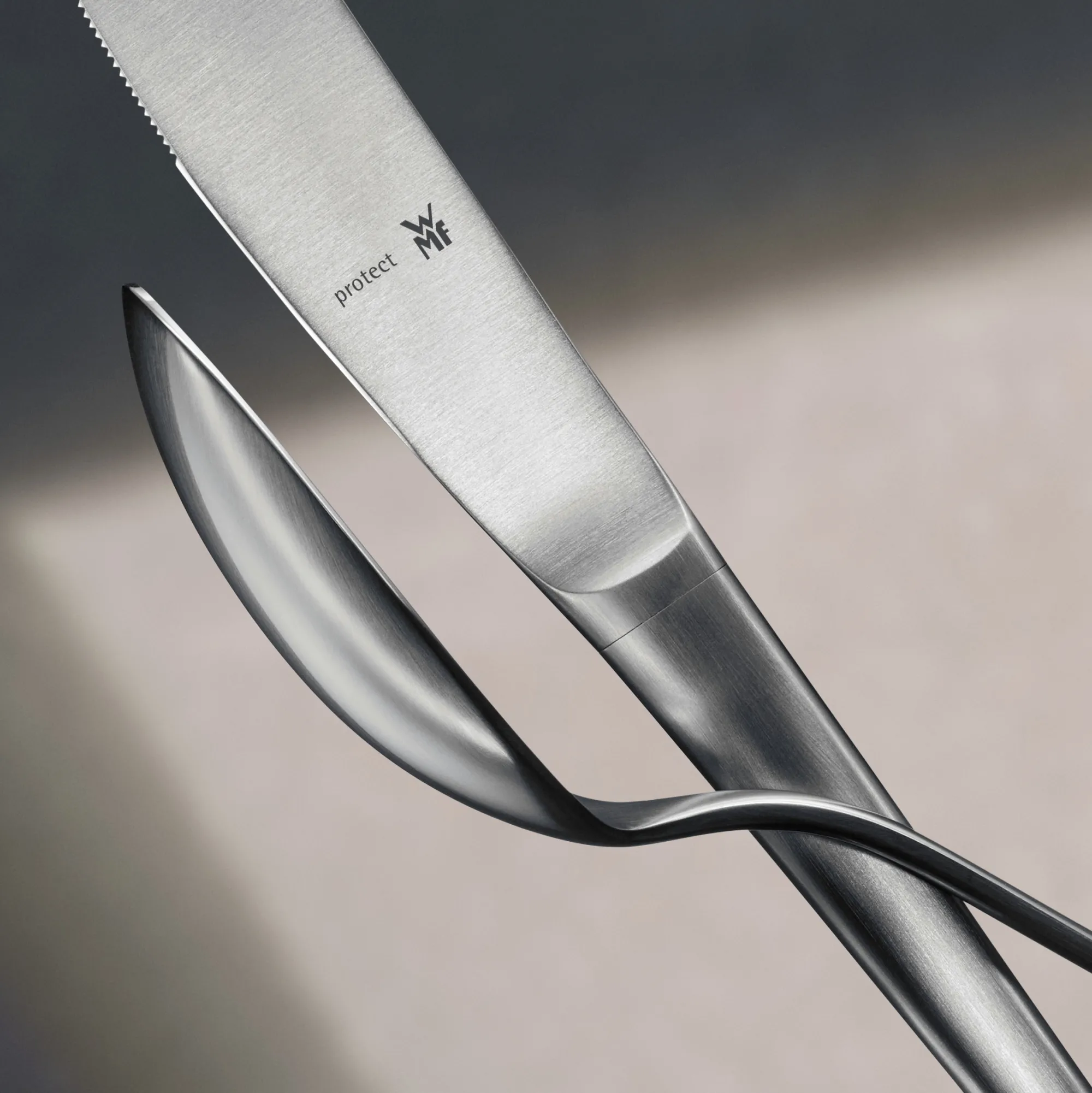 WMF Corvo Salatbesteck, 2-teilig| Servierbestecke