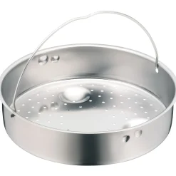 WMF Dampfgareinsatz mit Griff für Schnellkochtöpfe, 18 cm| Zubehör Töpfe