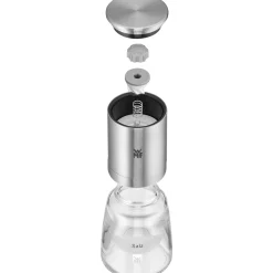 WMF De Luxe Gewürzmühlen-Set, 3-teilig| Salz- & Pfeffermühlen|Gewürzmühlen