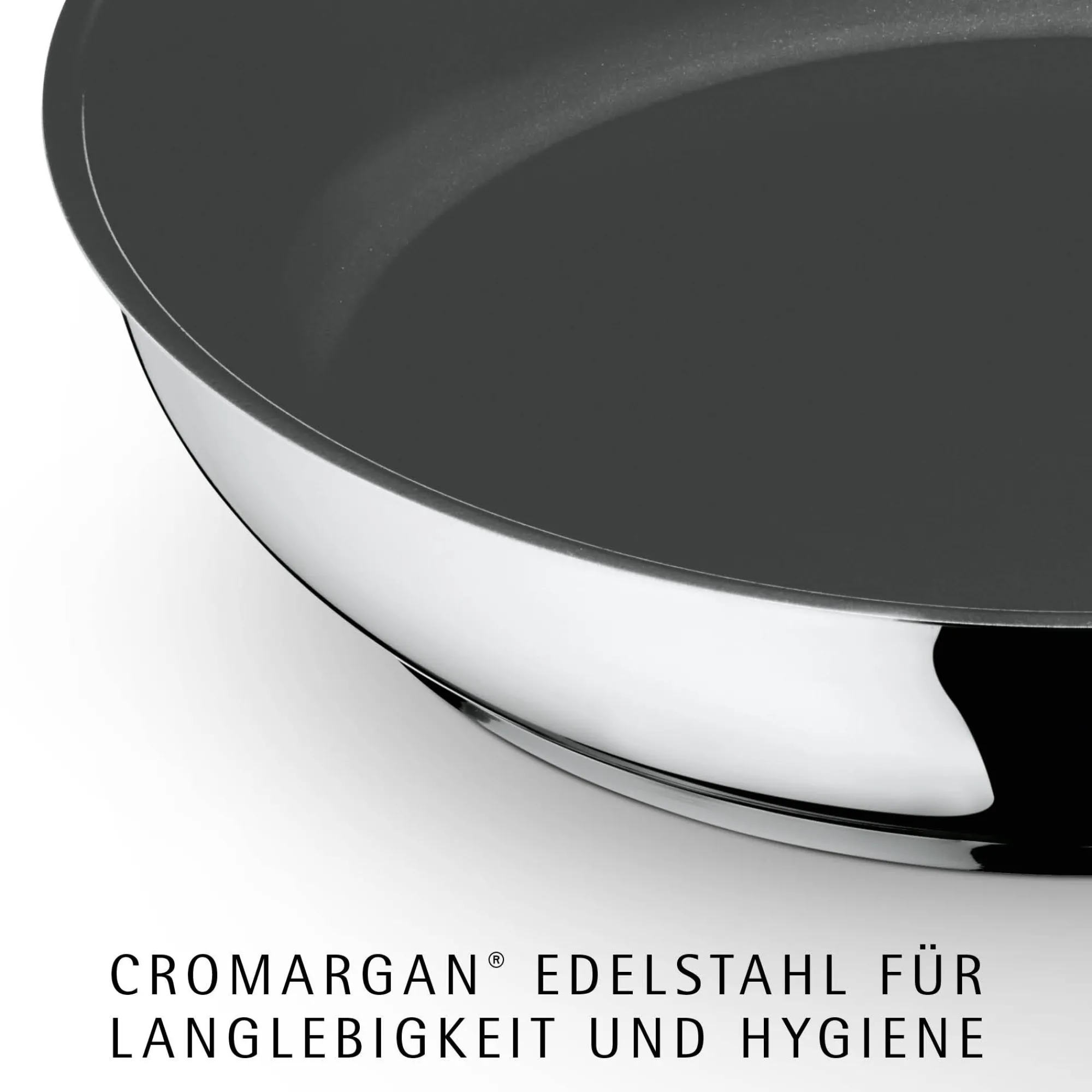 WMF Devil Bratpfannen-Set, 3-teilig, 24 cm + 28 cm + Pfannenwender| Küchenutensilien|Induktionspfannen