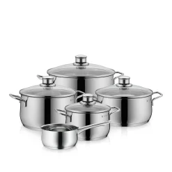 WMF Diadem Plus Topf-Set, 5-teilig| Induktionstöpfe|Topfsets