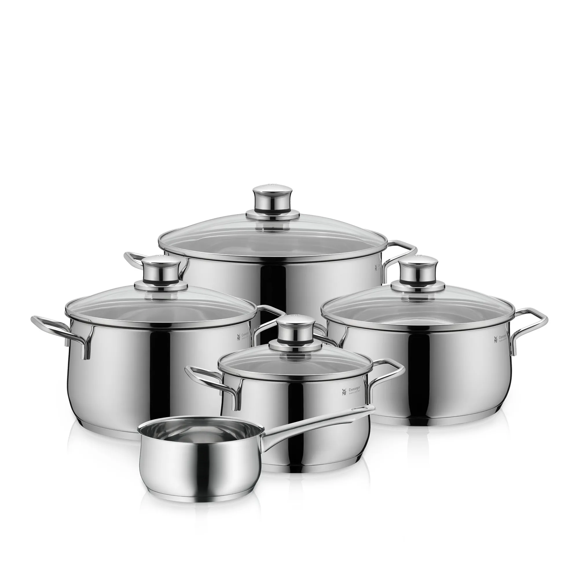 WMF Diadem Plus Topf-Set, 5-teilig| Induktionstöpfe|Topfsets