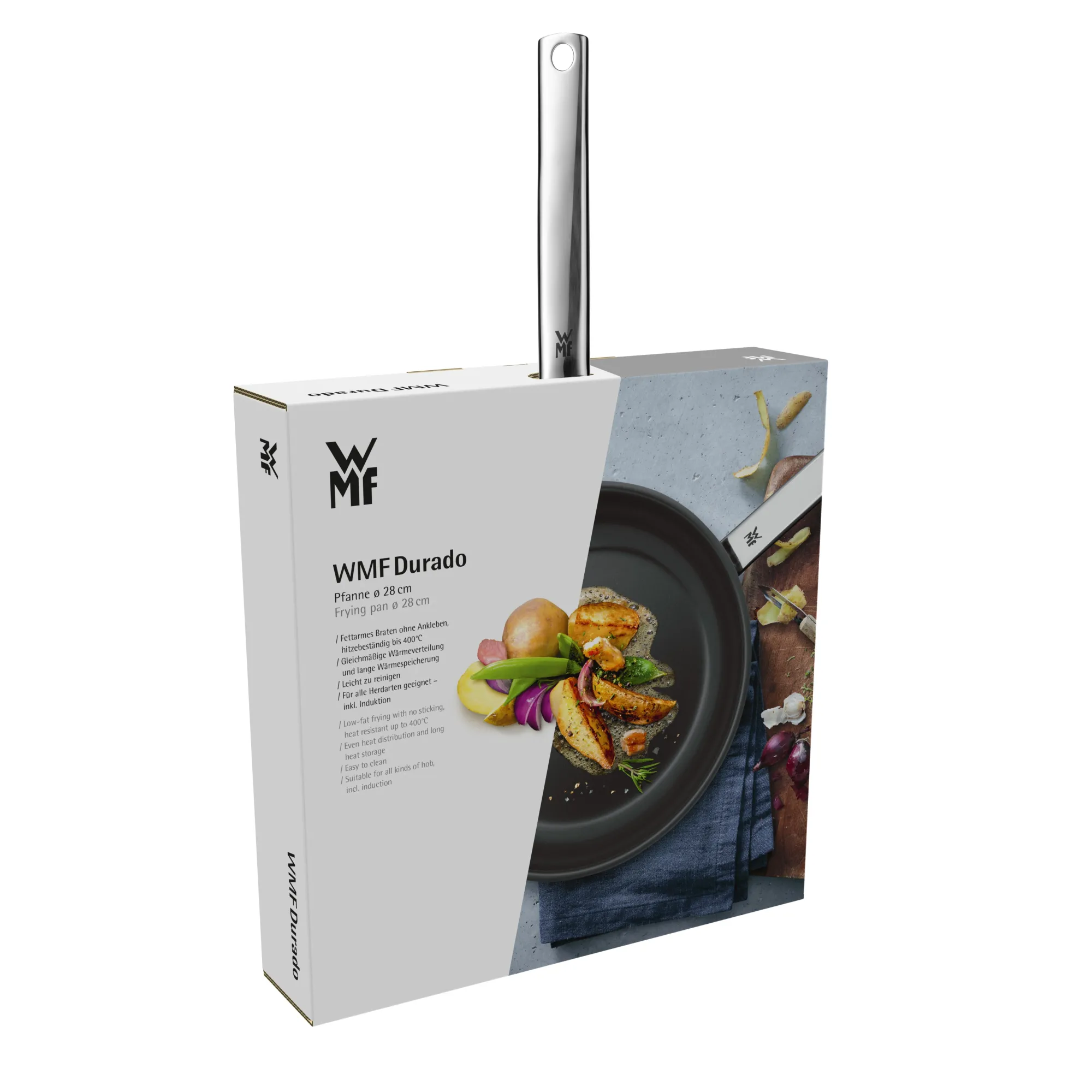 WMF Durado Stielpfanne, 28 cm| Bratpfannen|Induktionspfannen