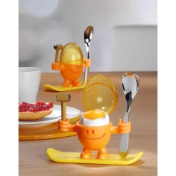 WMF Eierbecher McEgg mit Löffel, Orange| Eierbecher