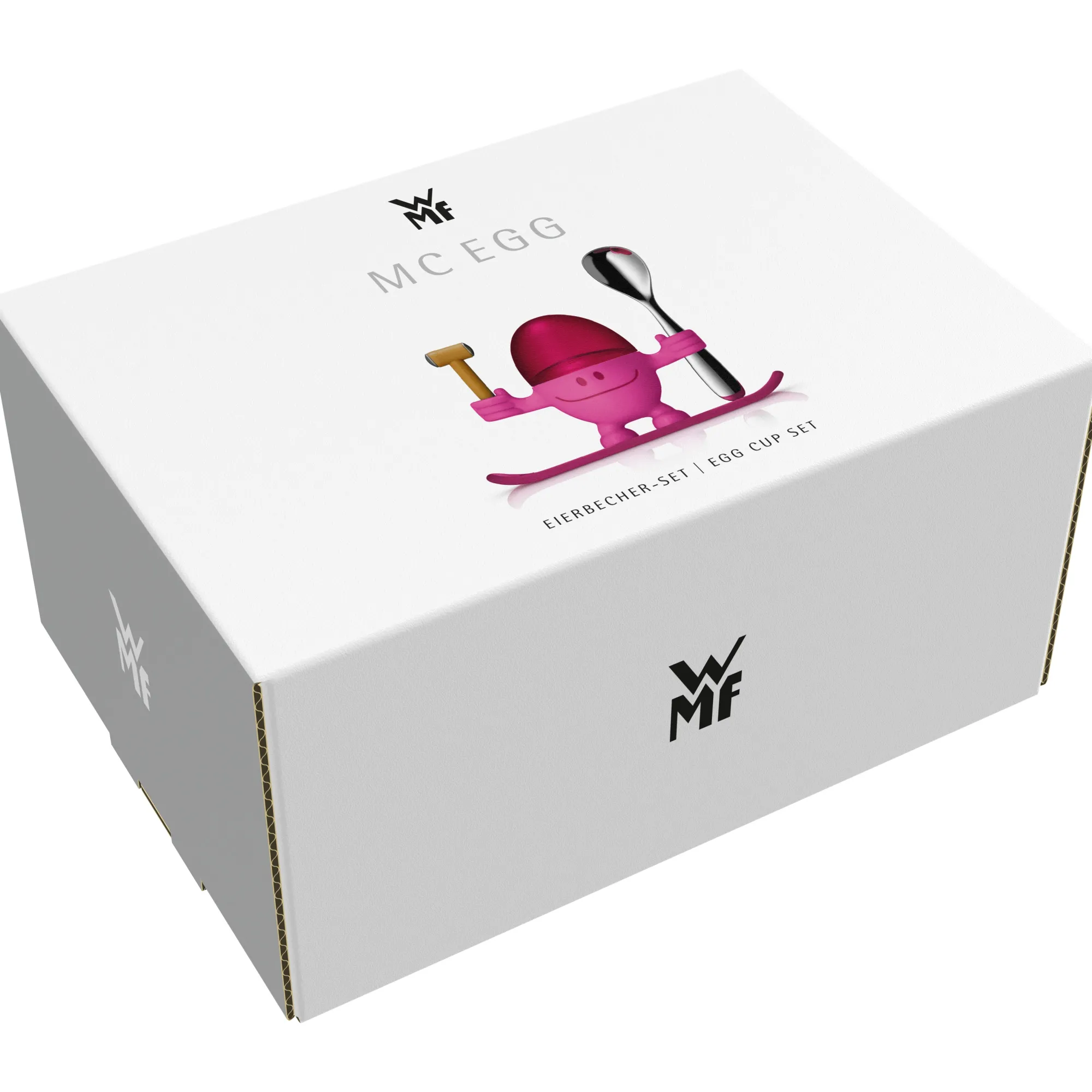 WMF Eierbecher McEgg mit Löffel, Pink| Eierbecher