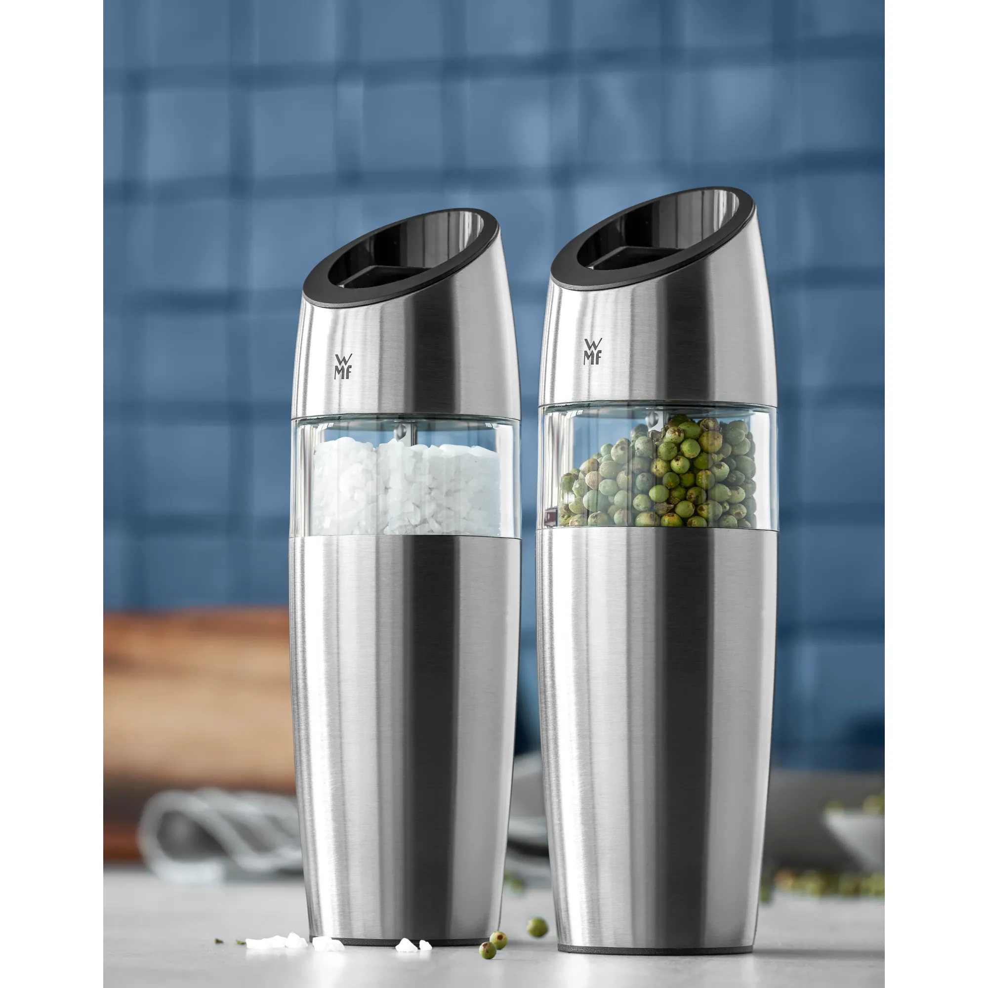 WMF Elektromühlen-Set 2-teilig| Salz- & Pfeffermühlen|Gewürzmühlen