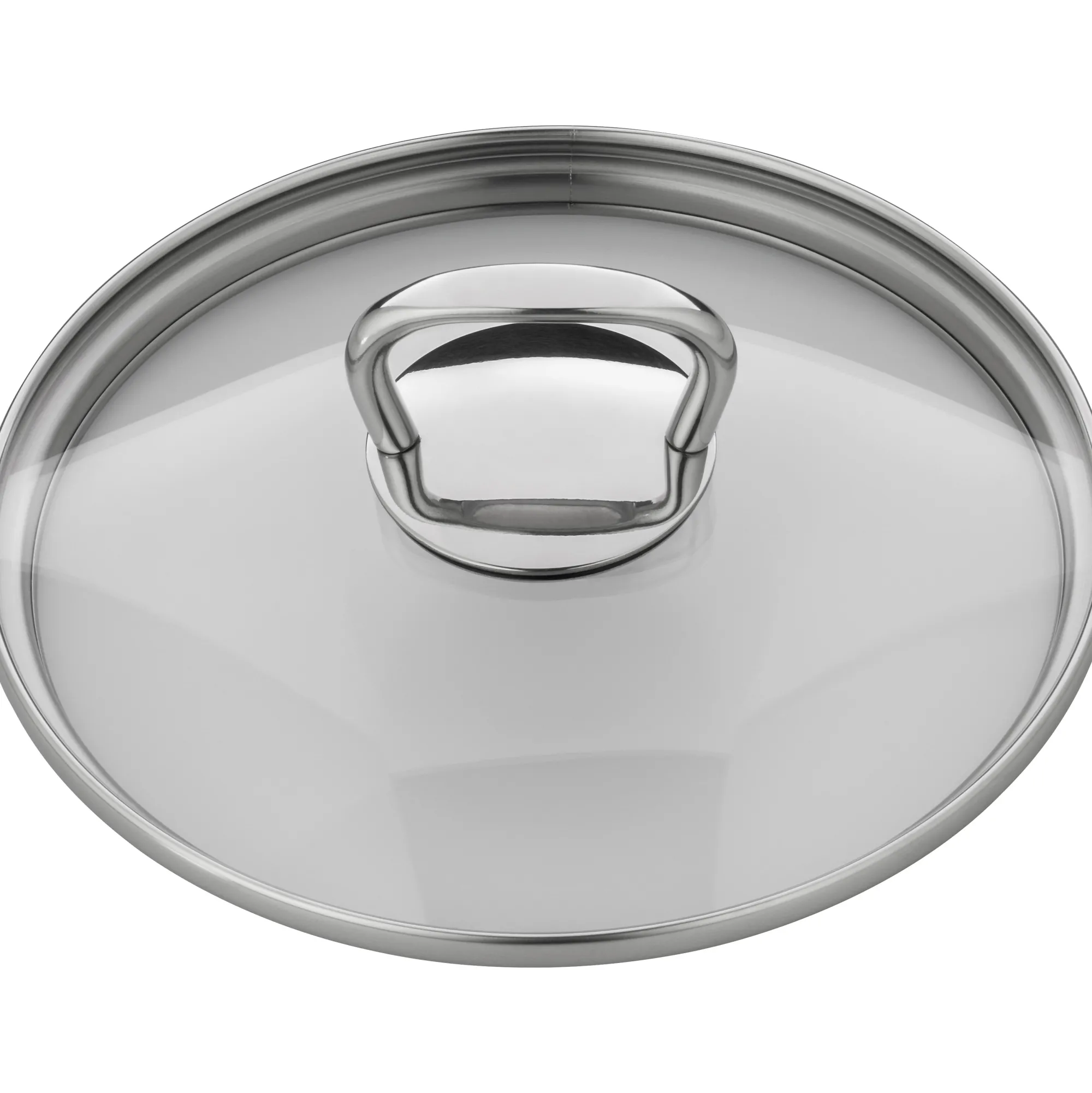 WMF Ersatz-Glasdeckel mit eckigem Griff, 16 cm| Zubehör Töpfe