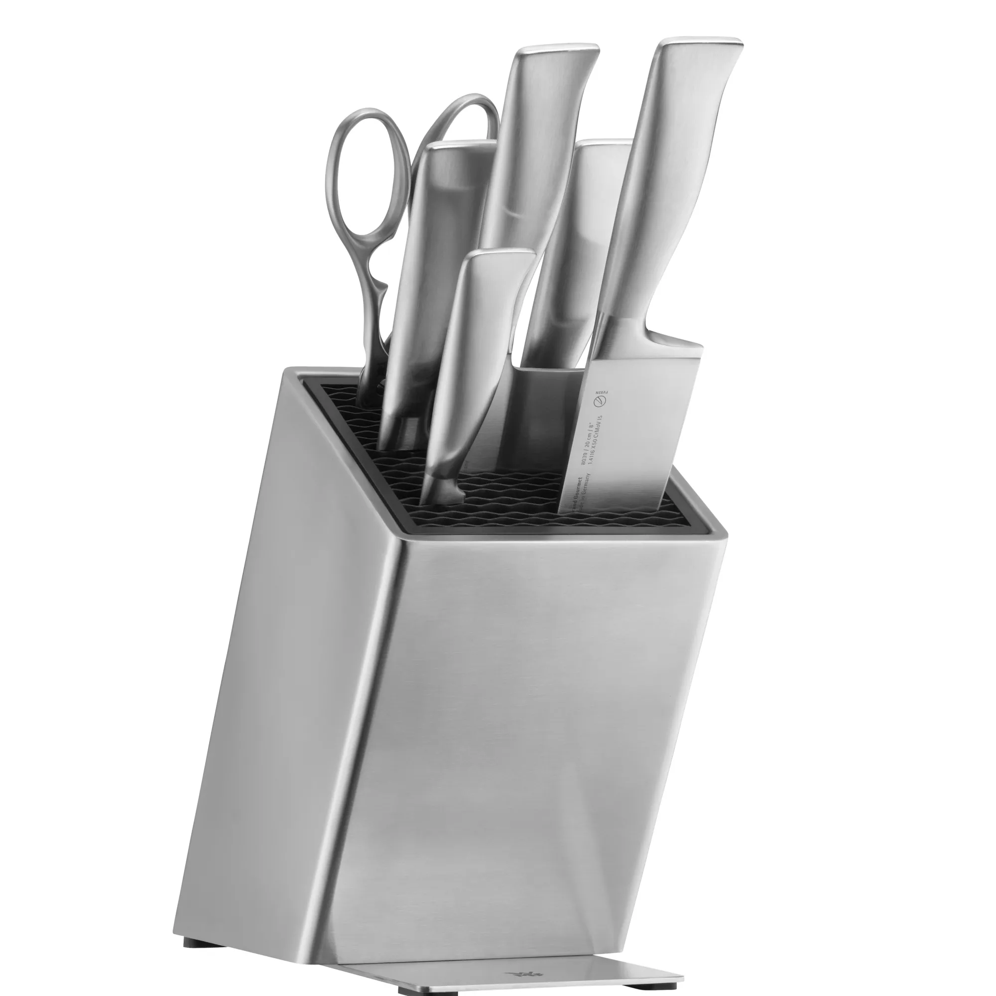 WMF FlexTec Messerblock Edelstahl, unbestückt| Messerblöcke