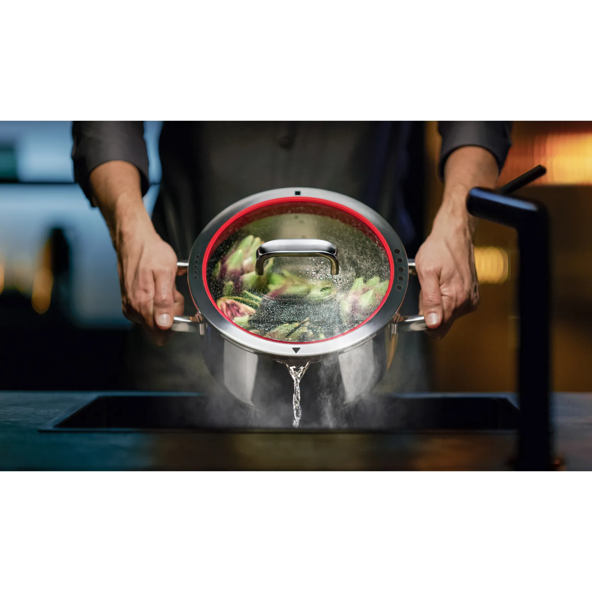 WMF Function 4 Kochtopf mit Deckel, 24 cm| Kochtöpfe|Induktionstöpfe