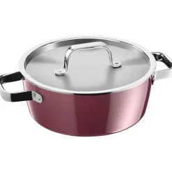 WMF Fusiontec Aromatic Bratentopf, 22 cm, Rose Quartz| Bratentöpfe