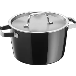 WMF Fusiontec Aromatic Kochtopf, 22 cm, Schwarz| Kochtöpfe|Induktionstöpfe