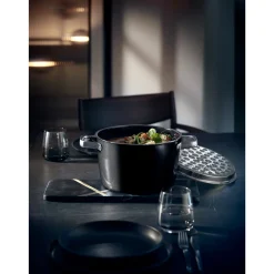 WMF Fusiontec Aromatic Kochtopf, 24 cm, Black| Kochtöpfe|Induktionstöpfe