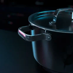 WMF Fusiontec Aromatic Kochtopf, 24 cm, Black| Kochtöpfe|Induktionstöpfe
