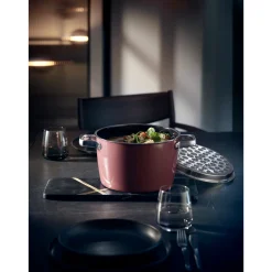 WMF Fusiontec Aromatic Kochtopf, 22 cm, Rose Quartz| Kochtöpfe|Induktionstöpfe