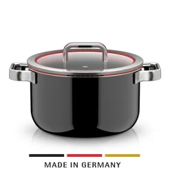 WMF Fusiontec Function Pro, Kochtopf mit Deckel, 24 cm, Black| Kochtöpfe