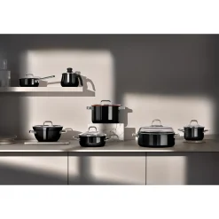WMF Fusiontec Function Pro, Topf-Set, 4-teilig, Black| Kochtöpfe