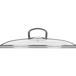 WMF Fusiontec Mineral Bräter mit Glasdeckel, oval, 36 cm, Platinum| Bräter & Schmortöpfe