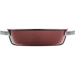 WMF Fusiontec Mineral Schmorpfanne mit Glasdeckel, 28 cm, Rose Quartz| Schmorpfannen|Induktionspfannen