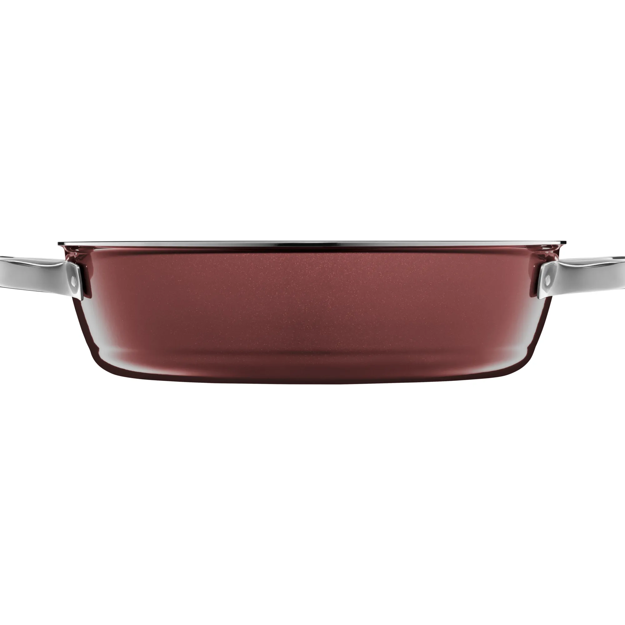 WMF Fusiontec Mineral Schmorpfanne mit Glasdeckel, 28 cm, Rose Quartz| Schmorpfannen|Induktionspfannen
