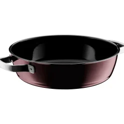 WMF Fusiontec Mineral Schmorpfanne mit Glasdeckel, 24 cm, Rose Quartz| Schmorpfannen|Pfannen Mit Deckel