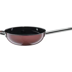 WMF Fusiontec Mineral Wok mit Glasdeckel, 28 cm, Rose Quartz| Woks