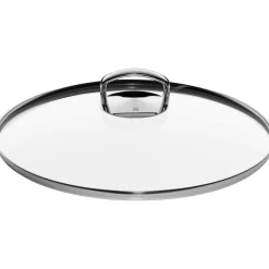 WMF Fusiontec Mineral Wok mit Glasdeckel, 36 cm, Platinum| Woks|Pfannen Mit Deckel