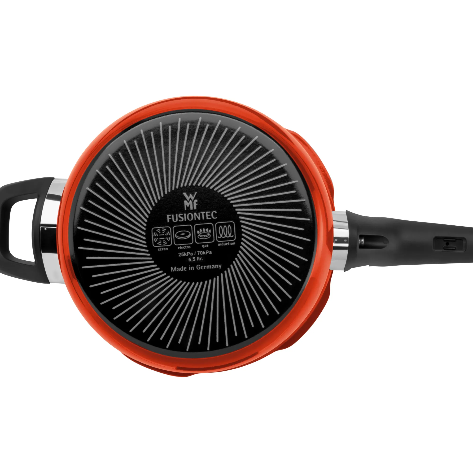 WMF Fusiontec Perfect Premium Schnellkochtopf, 22 cm, 4,5 l Red| Schnellkochtöpfe|Induktionstöpfe