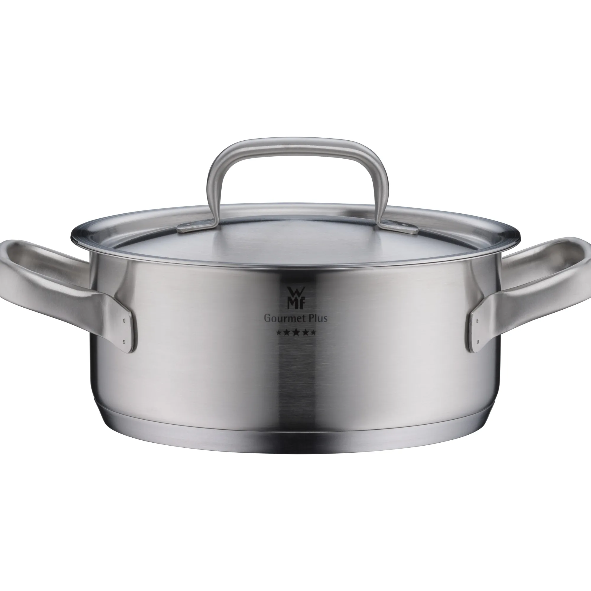 WMF Gourmet Plus Bratentopf mit Deckel, 20 cm| Induktionstöpfe