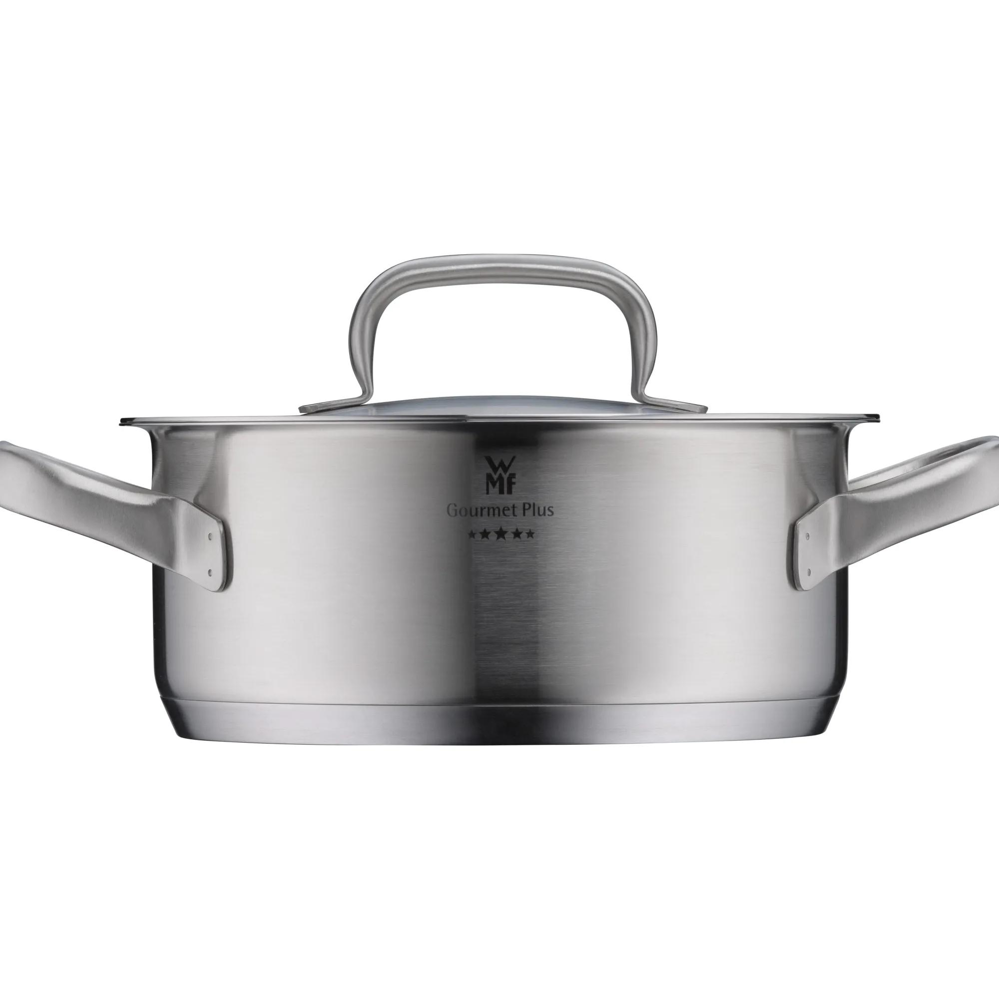 WMF Gourmet Plus Bratentopf mit Deckel, 20 cm| Induktionstöpfe