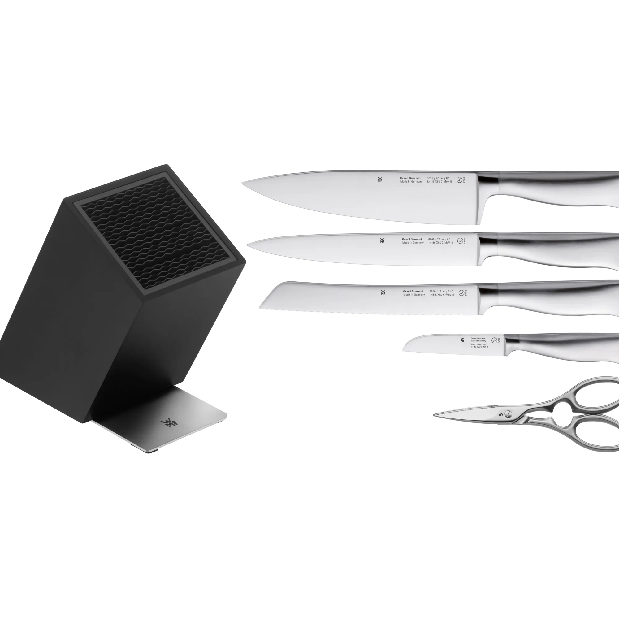 WMF Grand Gourmet Messer-Vorteils-Set* mit FlexTec Messerblock, 6-teilig| Messerblöcke|Messersets