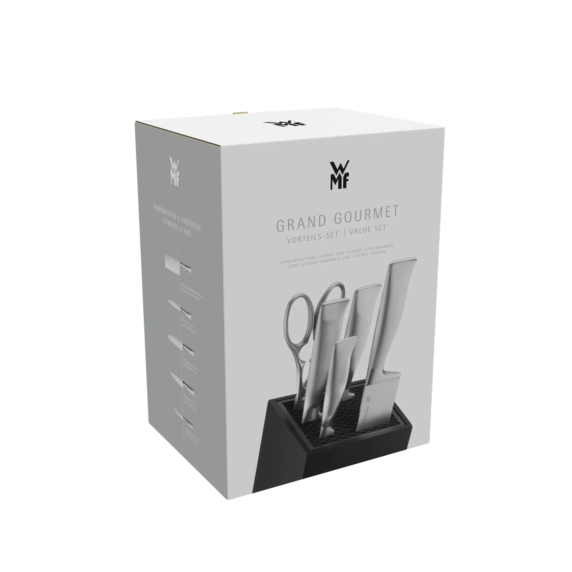 WMF Grand Gourmet Messer-Vorteils-Set* mit FlexTec Messerblock, 6-teilig| Messerblöcke|Messersets
