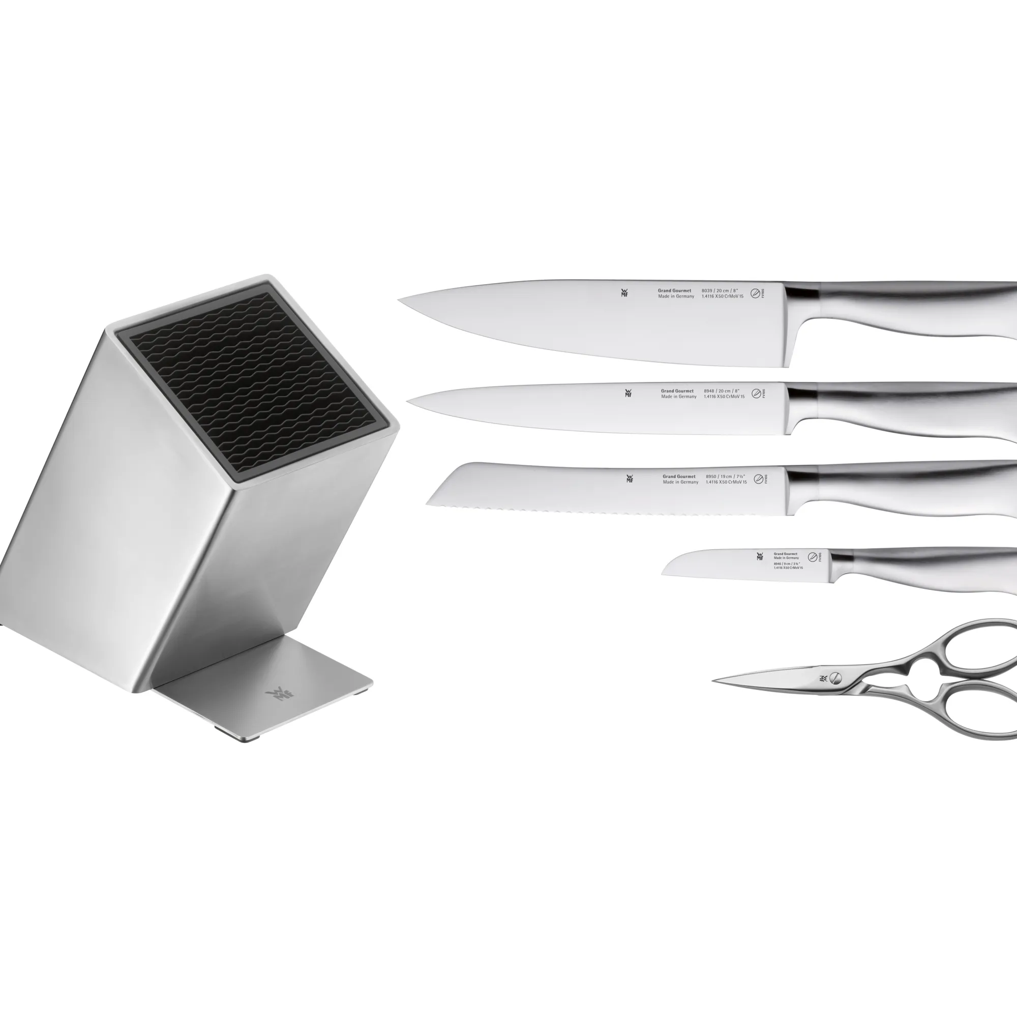 WMF Grand Gourmet Messer-Vorteils-Set* mit FlexTec Messerblock, 6-teilig| Messerblöcke|Messersets