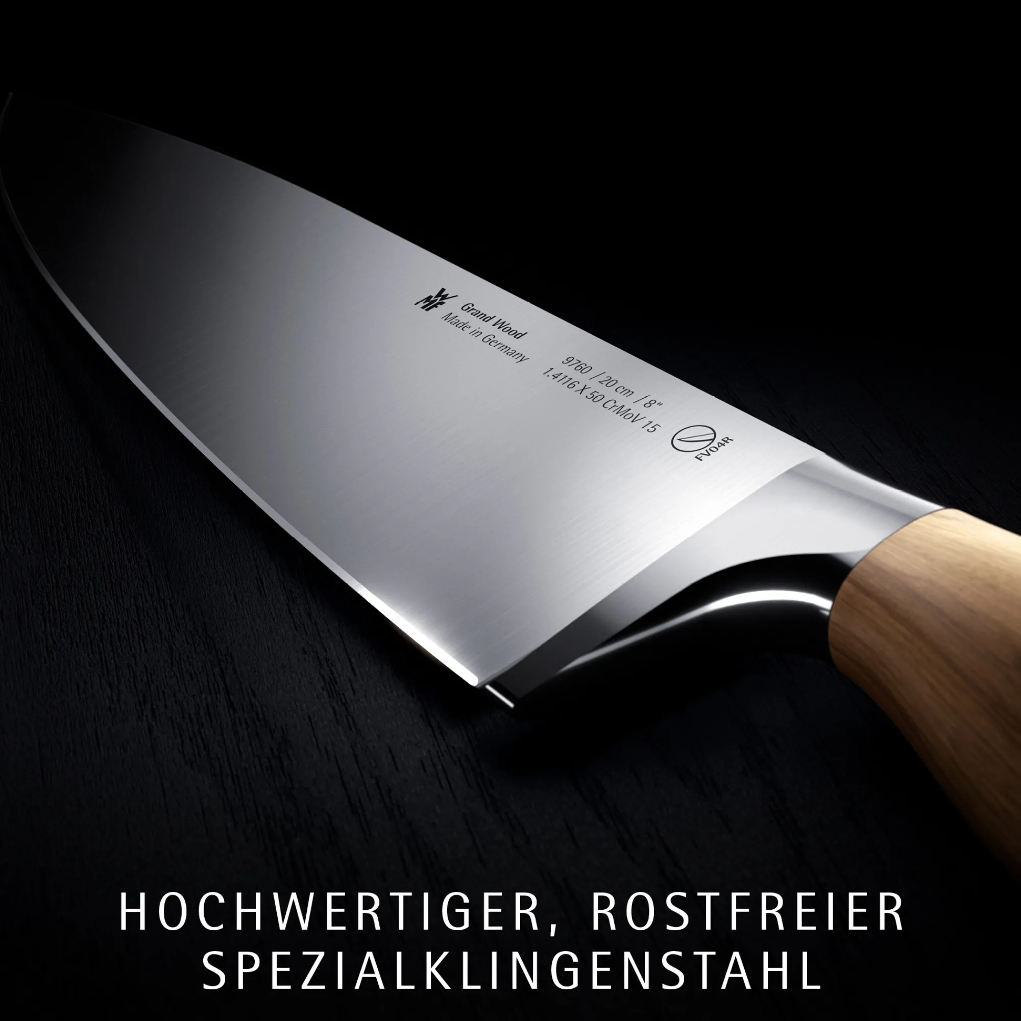 WMF Grand Wood Zubereitungsmesser, 12 cm| Weitere Küchenmesser