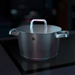 WMF Iconic Bratentopf mit Deckel, 22 cm| Bratentöpfe