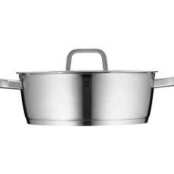 WMF Iconic Bräter mit Dampfgareinsatz, 28 cm| Bräter & Schmortöpfe