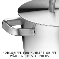 WMF Iconic Kochtopf mit Deckel, 18 cm| Kochtöpfe|Induktionstöpfe