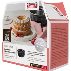 WMF KAISER Inspiration Mini Bundform, geometrisch, 17 cm| Backformen